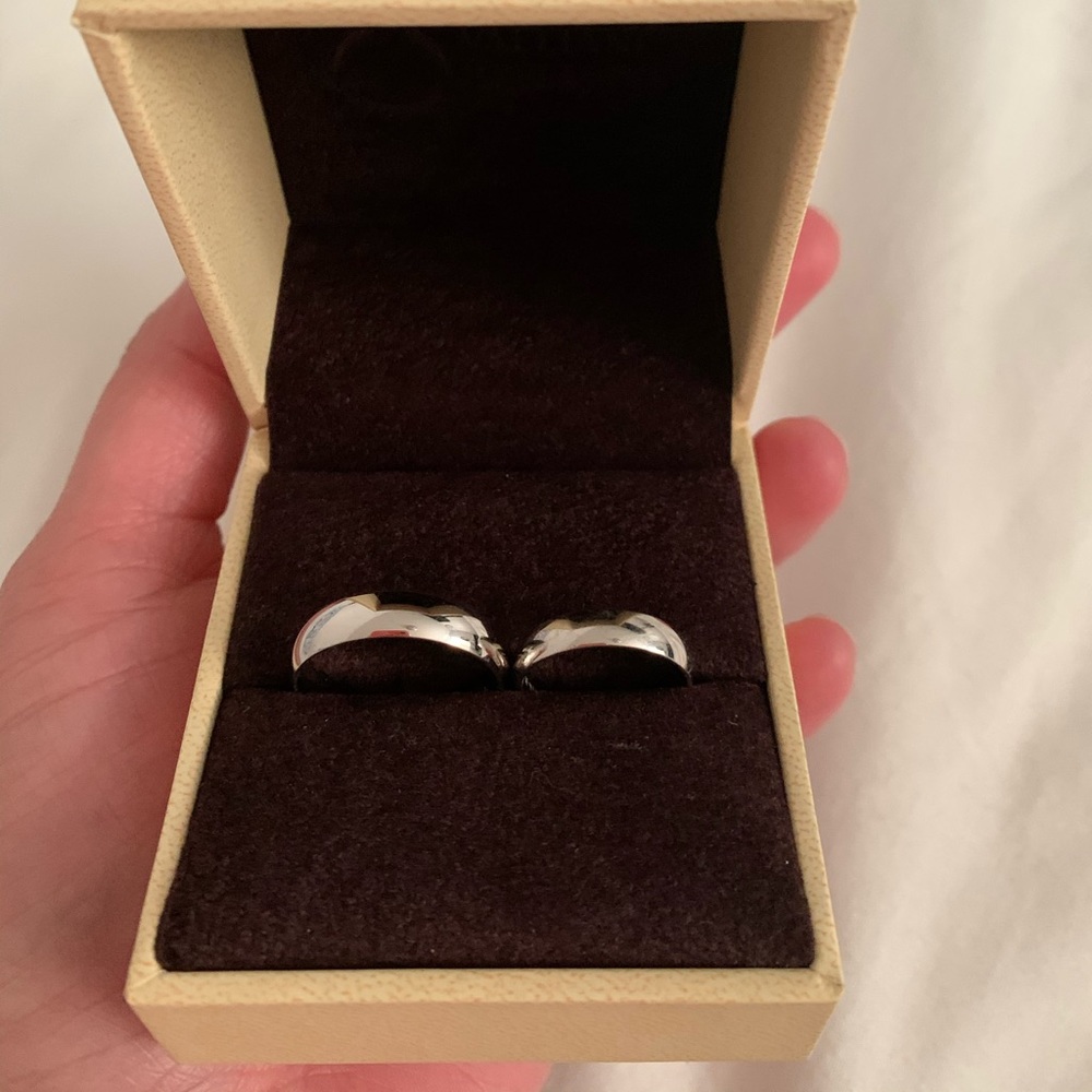 14k white gold ring bond